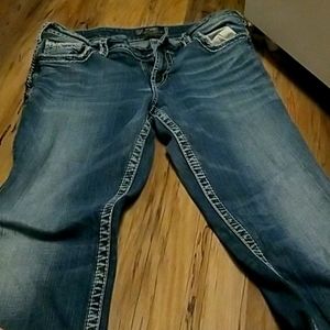 Silver jeans